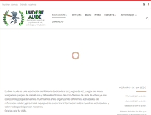 Tablet Screenshot of ludereaude.org